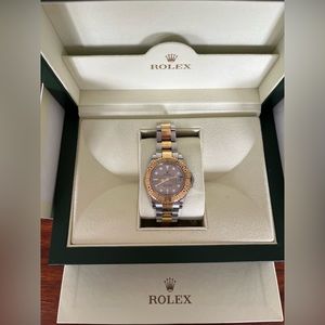 Rolex Yacht Master Stainless Steel Gold